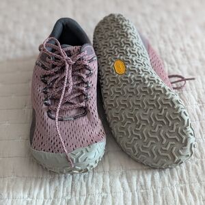 Pink and Gray Athletic Shoes